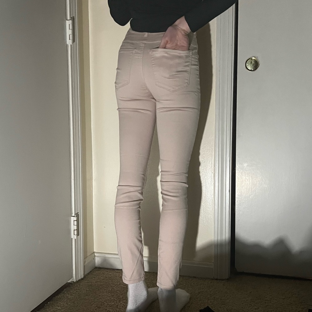 Refuge size 0 pink high waisted skinny jeans